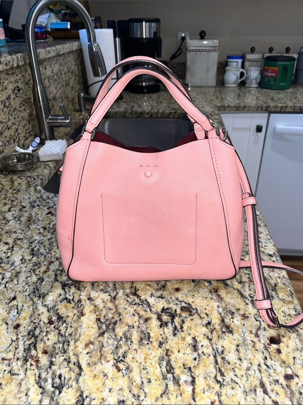 EUC Authentic Kate Spade Talia Triple Compartment Handbag with Wallet - Picture 3 of 10